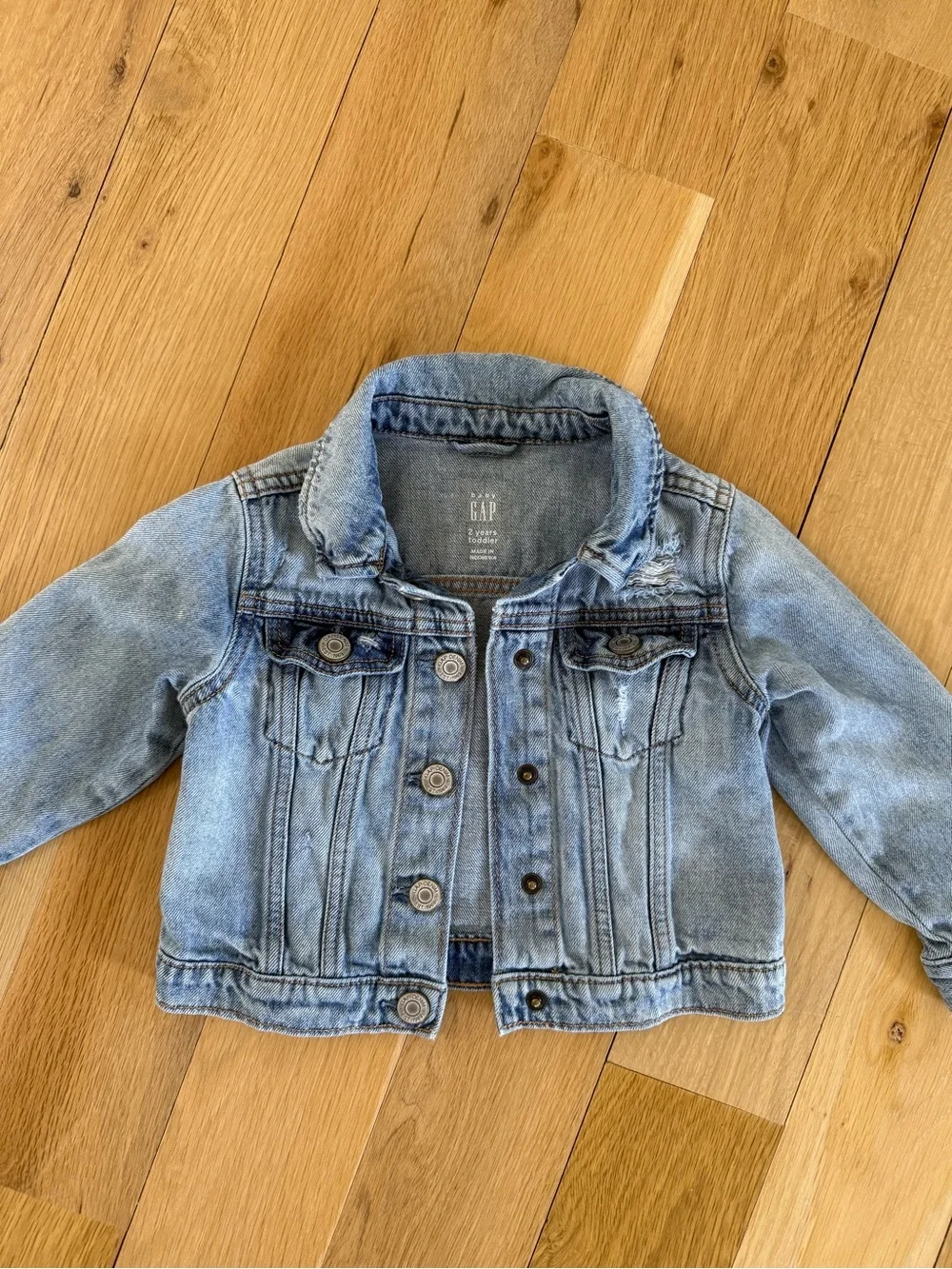 GAP Kids Light Wash Denim Jacket